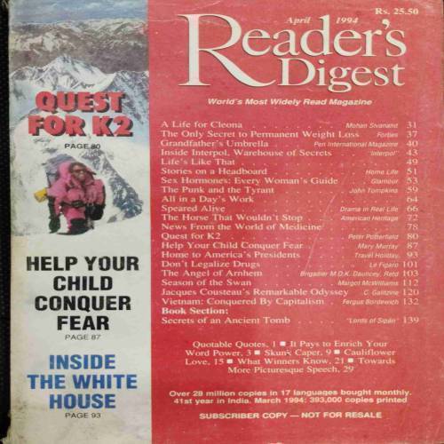Reader’s Digest (April 1994)