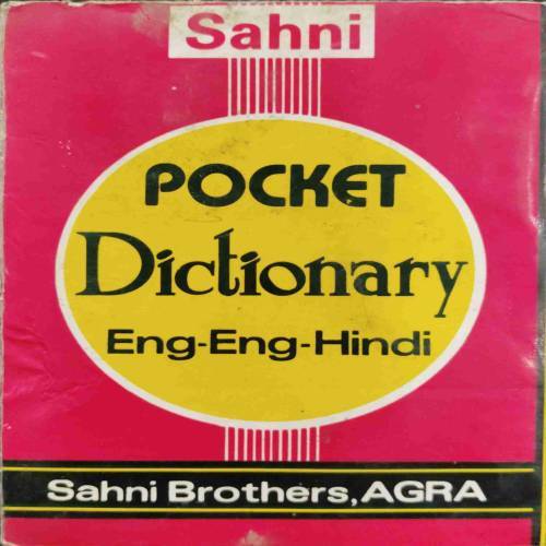 POCKET DICLIONARY ENG-ENG-HINDI