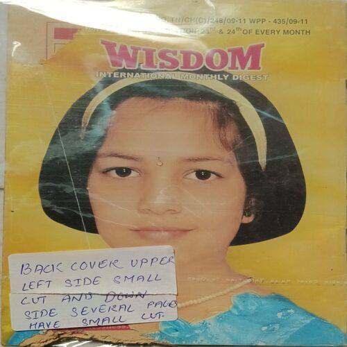 Wisdom ( July 2010 ) ( Back Cover Upper Left Side Small Cut And Down Side Several Page Have Small Cut )