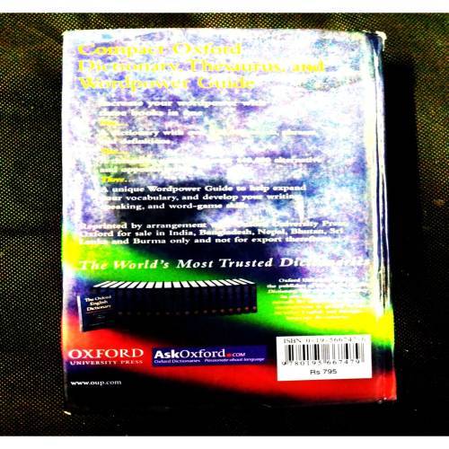 Oxford Dictionary Thesaurus .