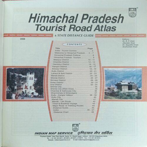 Himachal Pradesh Road Atlas & State Distance Guide