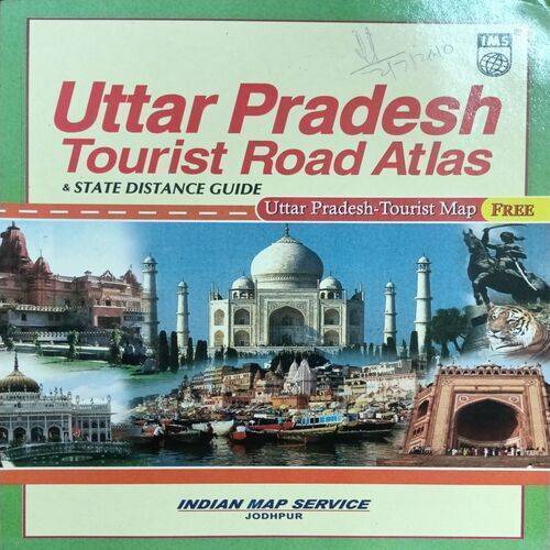 Uttar Pradesh Tourist Road Atlas & State Distance Guide ( Free Uttar Pradesh Tourist Map Inside )