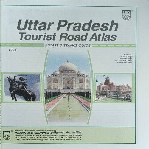 Uttar Pradesh Tourist Road Atlas & State Distance Guide ( Free Uttar Pradesh Tourist Map Inside )