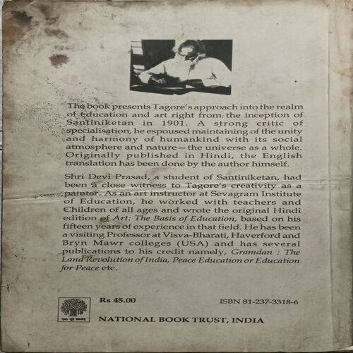 Rabindranath Tagore Philosophy Of Education And Painting ( By Devi Prasad )