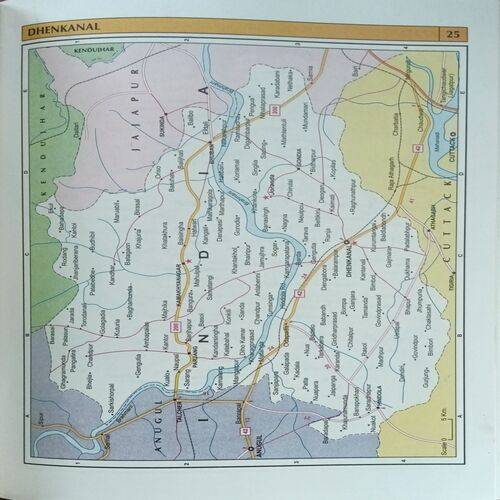 Orissa Tourist Road Atlas & State Distance Guide