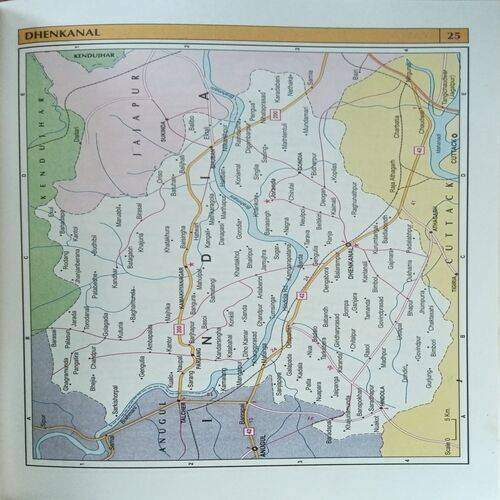 Orissa Tourist Road Atlas & State Distance Guide