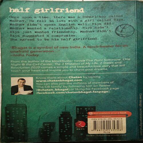 Half Girlfriend ( By Chetan Bhagat )