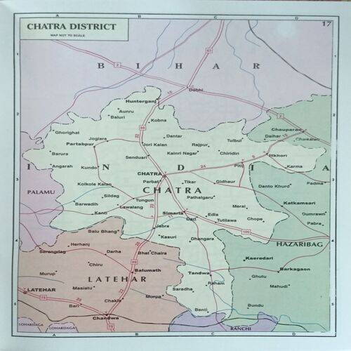 Jharkhand Road Atlas & Distance Guide