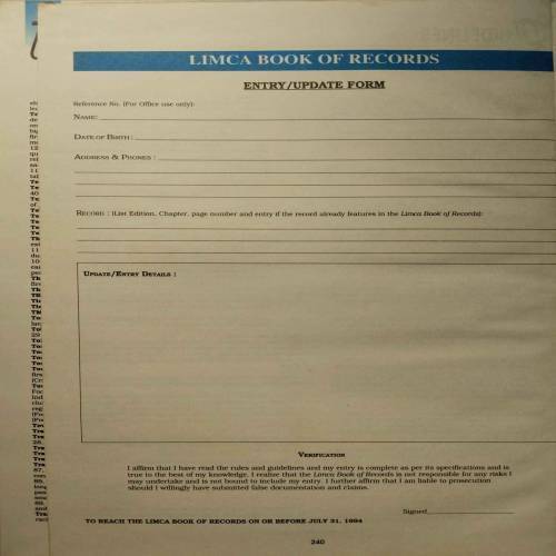 Limca Book Of Records 1994