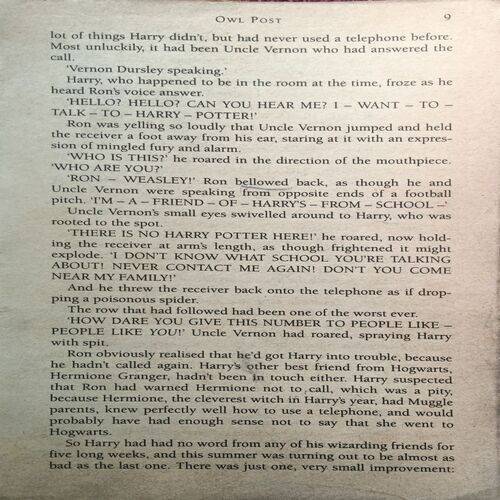 Harry Potter And The Prisoner Of Azkaban ( J.K.Rowling ) ( Page No. 1 To 8 Missing )