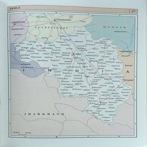 Bihar Tourist Road Atlas & State Distance Guide ( Free Bihar Tourist Map Inside )