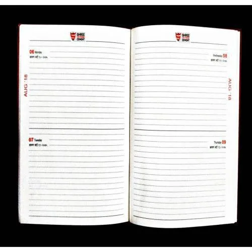 Diary ( Shree Jung Rodahk Cement 2018 ) .