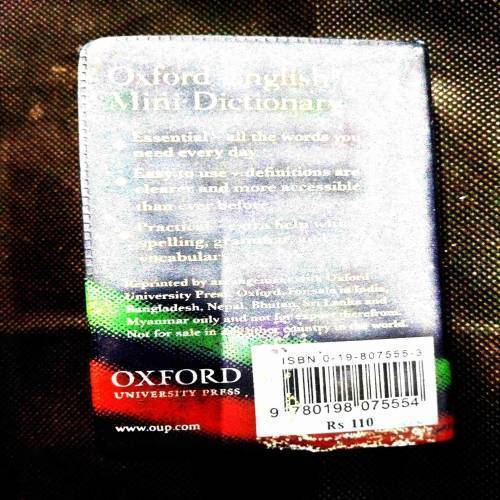 Oxford English Mini Dictionary .