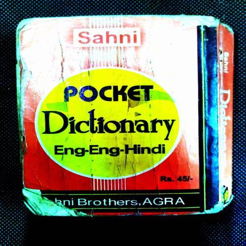 Sahani Pocket Ditionary .