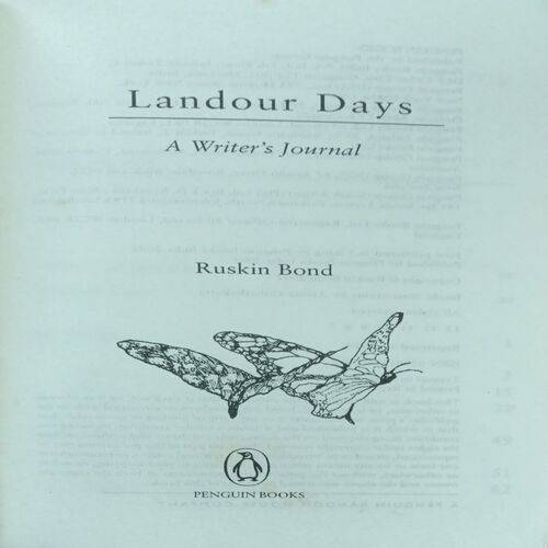 Landour Days ( Ruskin Bond )