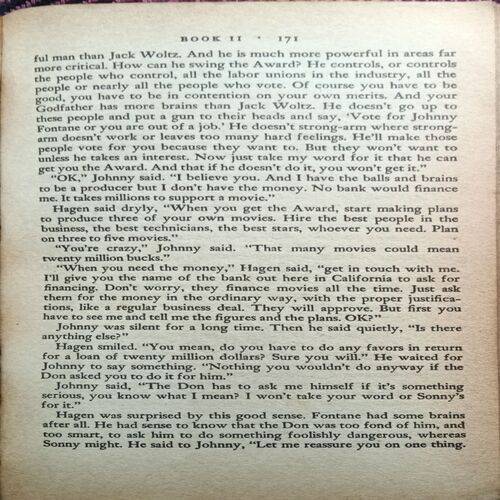 The Godfather ( Front Cover Missing And Page No. 47 Half Cut )