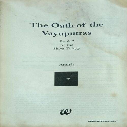 The Oath Of The Vayuptras ( Amish )