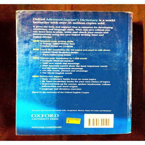 Oxford Advanced Learner's Dictionary .