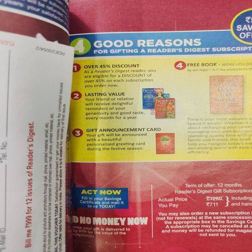 Reader’s Digest . Edition :- ( January - 2019 ) .