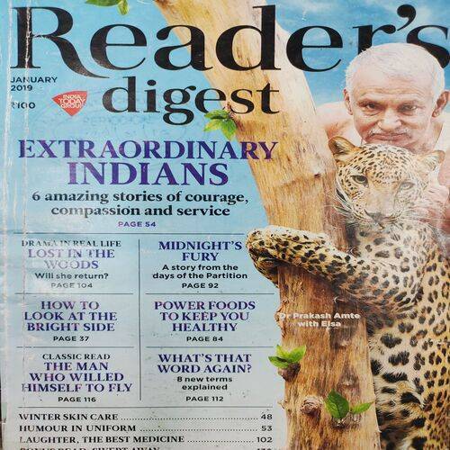 Reader’s Digest . Edition :- ( January - 2019 ) .
