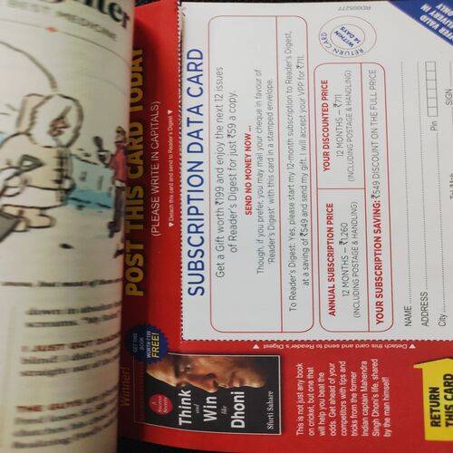 Reader’s Digest . Edition :- ( Feb - 2018 ) .