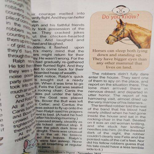 Childern’s Digest . Edition :- ( Vol. 19 , No. 11 , Nov - 2015 ) .