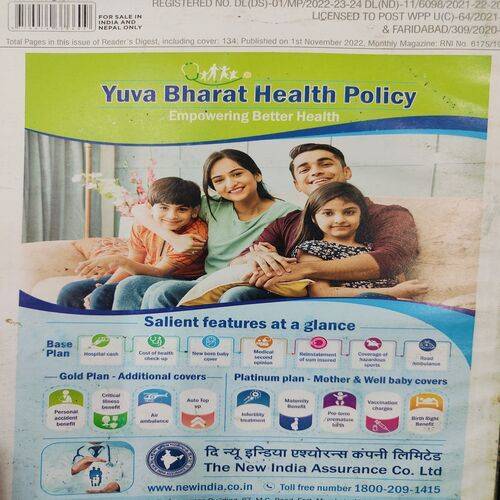 Reader’s Digest . Edition :- ( Nov - 2022 ) .