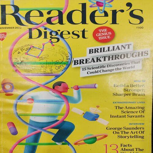 Reader’s Digest . Edition :- ( Nov - 2022 ) .