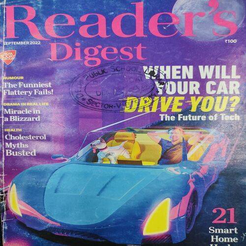 Reader’s Digest . Edition :- ( Sept - 2022 ) .