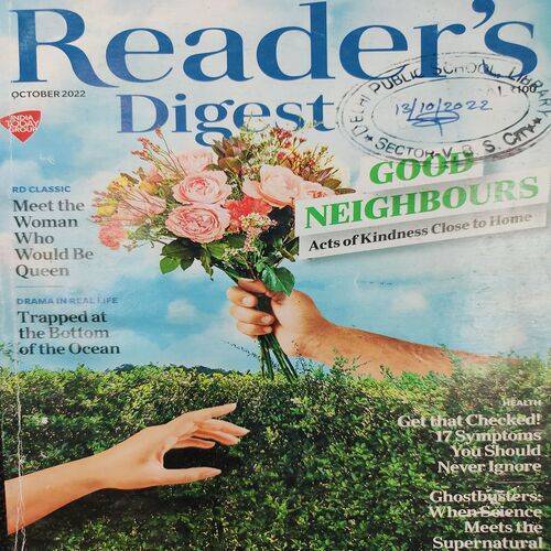 Reader’s Digest . Edition :- ( Oct - 2022 ) .