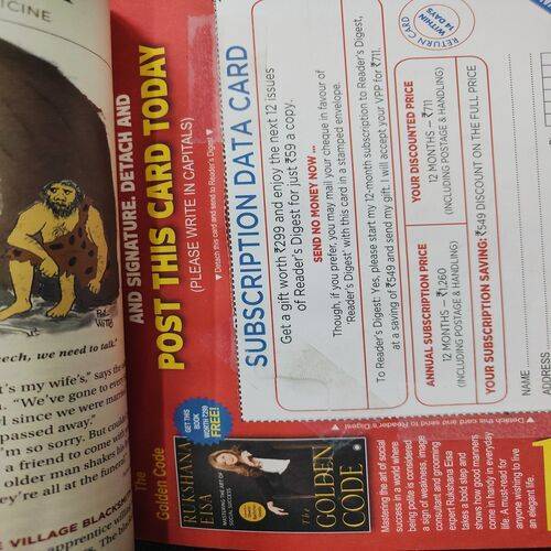 Reader’s Digest . Edition :- ( Feb - 2019 ) .