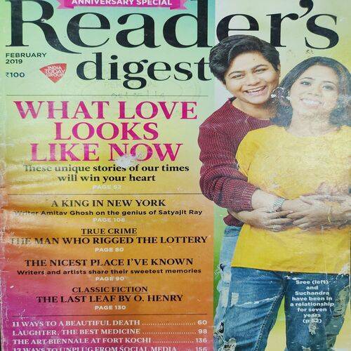 Reader’s Digest . Edition :- ( Feb - 2019 ) .