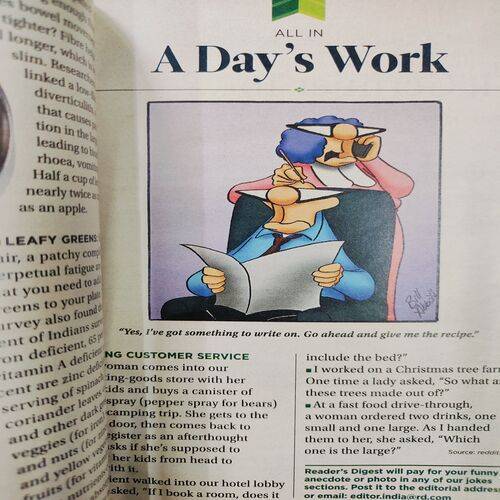 Reader’s Digest . Edition :- ( Feb - 2017 ) .