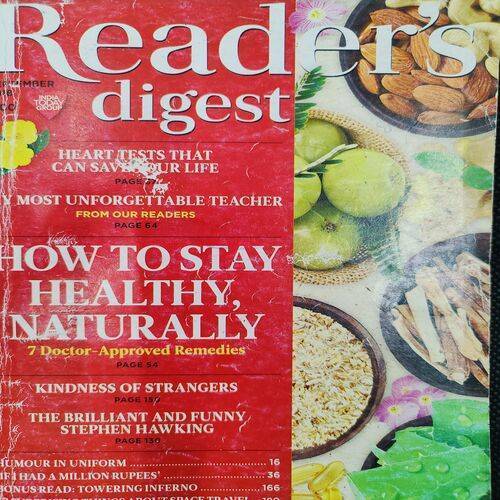 Reader’s Digest . Edition :- ( Sept - 2018 ) .