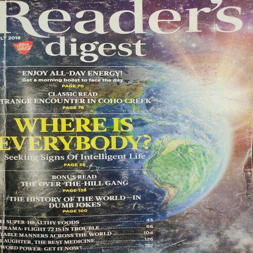 Reader’s Digest . Edition :- ( July - 2018 ) .