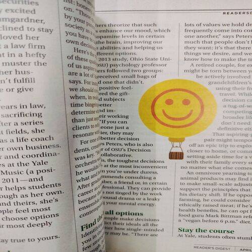 Reader’s Digest . Edition :- ( April - 2019 ) .