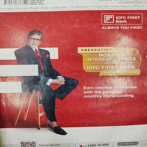 Reader’s Digest . Edition :- ( Aug - 2022 ) .