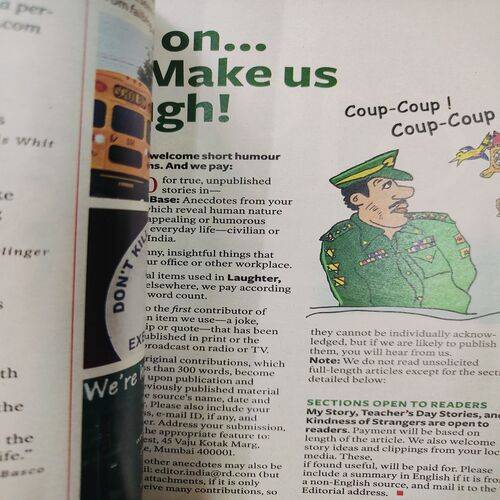 Reader’s Digest . Edition :- ( Nov - 2011 ) .