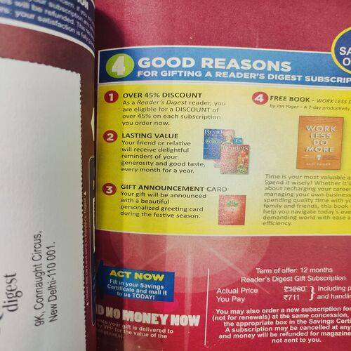 Reader’s Digest . Edition :- ( January - 2019 ) .