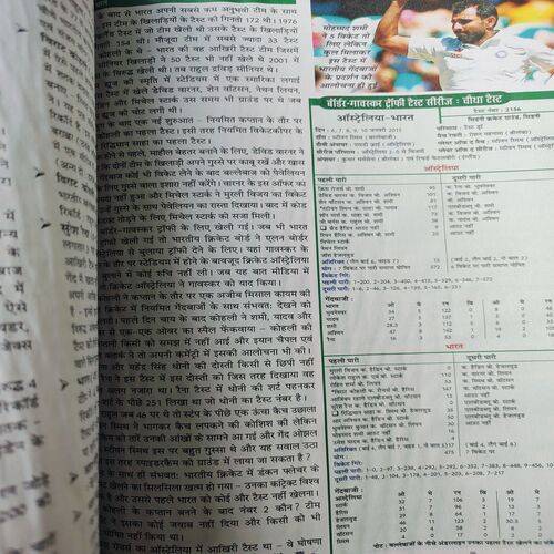 Cricket Samrat ( Page No. 67 - 82 is Poster ) . Edition :- ( Feb - 2015 ) .