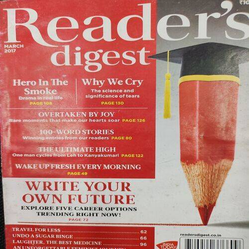 Reader’s Digest . Edition :- ( March - 2017 ) .