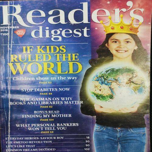 Reader’s Digest . Edition :- ( Nov - 2018 ) .