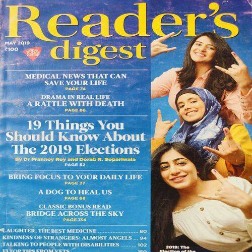 Reader's Digest . Edition :- ( May - 2019 ).