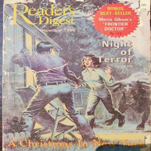 Reader's Digest . Edition :- ( Dec - 1986 ). Front Cover & 1-3 Pages Damages .