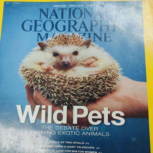 National Geographic ( Wild Pets ) . Edition :- ( April - 2014 ) . No. Of Pages = 146 .
