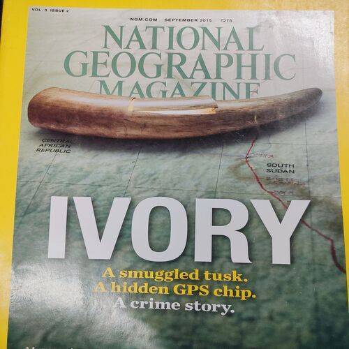 National Geographic ( Ivory ) . Edition :- ( Sept - 2015 ). No. Of Pages = 146 .