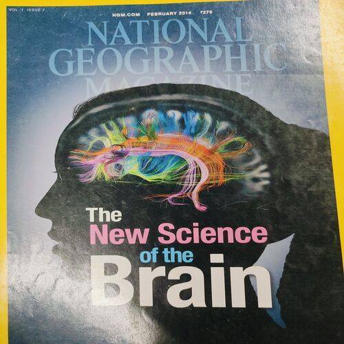 National Geographic ( The New Science Of The Brain ). Edition :- ( Feb - 2014 ) . No. Of Pages = 146 .