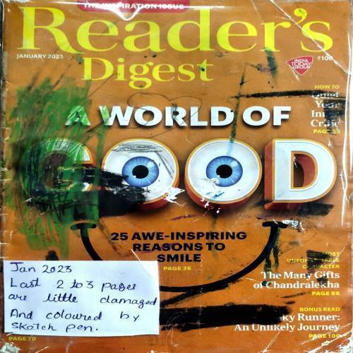 Reader's Digest (June 2023) (Last 2 to 3 pages are little damaged and coloured by sketch pen.)