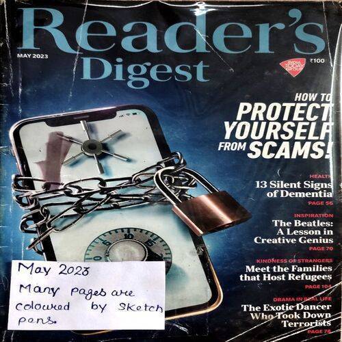 Reader's Digest (Nov 2023) (Many pages are colored by sketch pens.)