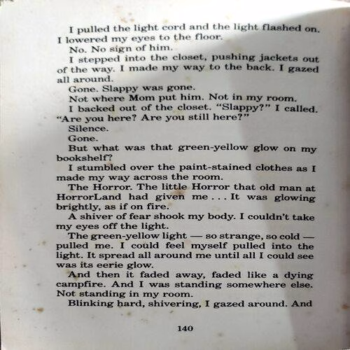 Goosebumps Horrorland (No. of pages.140)
